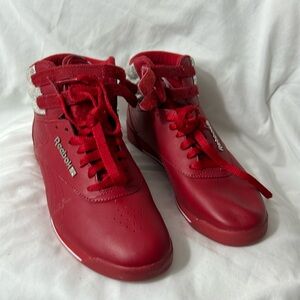 Reebok Freestyle High Top Sneaker with Embellished Ankle